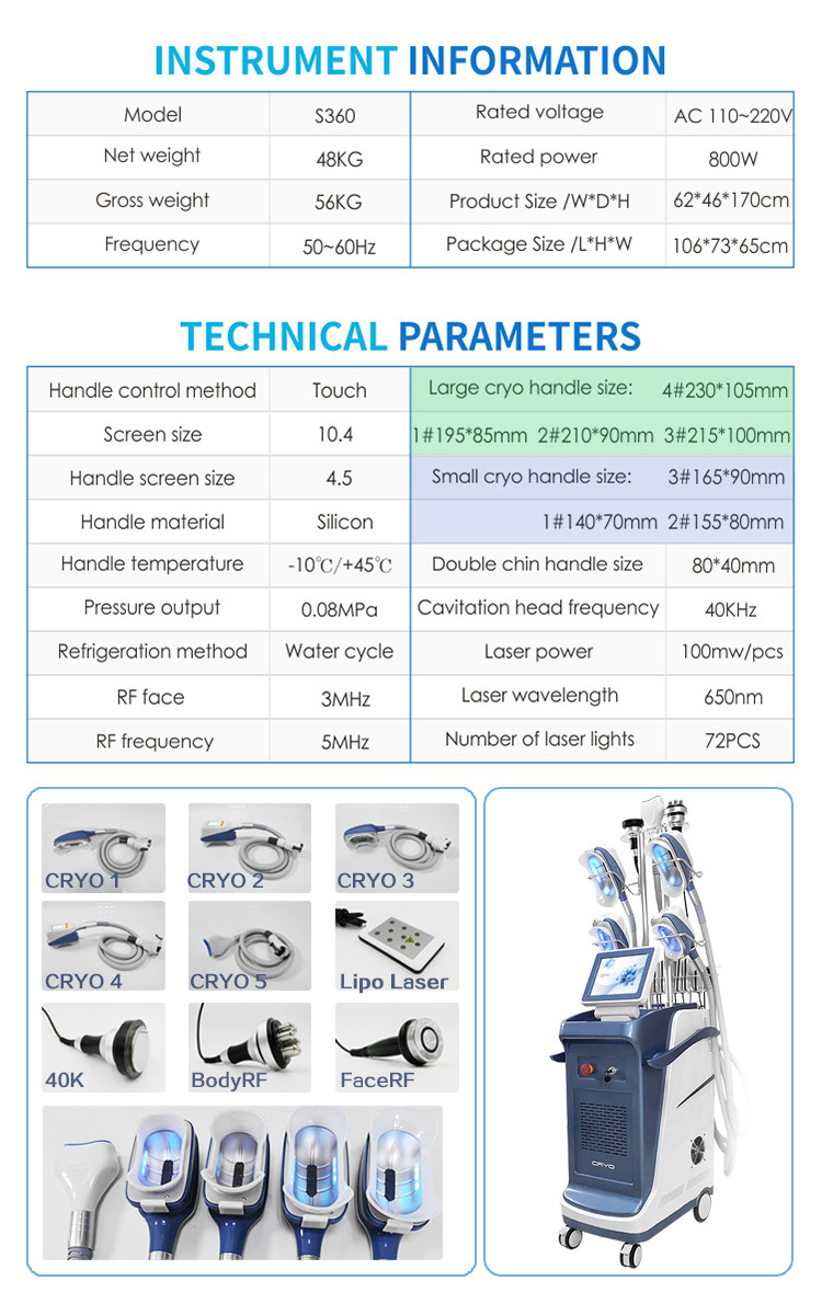 360 lipo cryo cool tech criolipolisis slimming coolsculption fat freezing radio frequency weight loss cryolipolysis mach