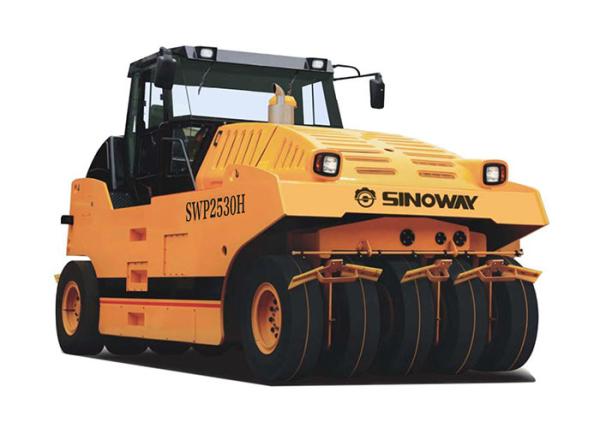 Hydraulic Road Building Equipment 30 Ton Heavy Duty Pneumatic Tyre Roller Rubber