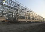 Prefabricated Steel Frame Construction , Customized Prefab Metal Structures