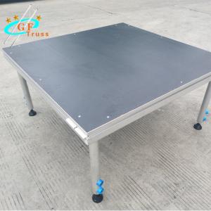 Wholesale Hot model red/black color portable folding mobile stage platform , aluminum stage platform from china suppliers