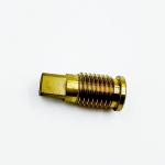 Brass CNC Turning Parts , Round Lathe Thread Cutting Tool Compound Copper
