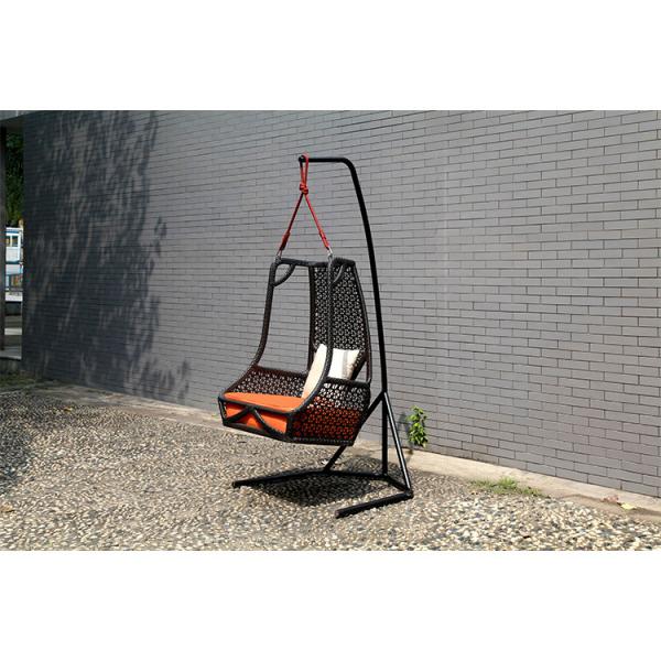 Outdoor Hanging Rattan Egg Chair Table for Function Indoor / Outdoor Wicker