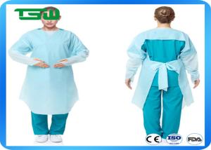Wholesale 55gsm CPE Disposable Waterproof Apron With Long Sleeves from china suppliers