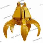 Electro Hydraulic Garbage Grab Bucket Structure Q355 Six Flaps