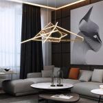 Modern DIY Chandelier Lighting Decoration Living Room Hanging Light Fixture(WH