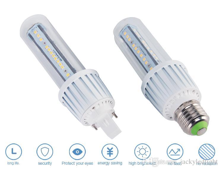 360 degree led G24Q G24D 6W8W10W12W led pl lamp /plc 4 pin led g24 lamp with 2835led replace HPS MHL HID AC 85-265V
