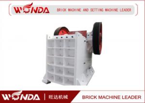 PE600×900 55kw Autoamtic Green Clay Brick Jaw Crushing Machine In Block Production Line