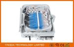 24 Cores Fiber Optic Distribution Box For Uncut Cable , Mid Span Access FTTH