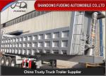 Heavy Duty Utility Semi Dump Trailers 3 X 14 Tons Axle HYVA Fuel Tank