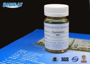 Wholesale NSF certificate 40% Content Low Viscosity PolyDADMAC Organic Coagulant Waste Purifying Chemicals Cationic Polymers from china suppliers
