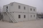 Wind Resistant Flat Pack Site Cabins Detachable 20ft Office Container House