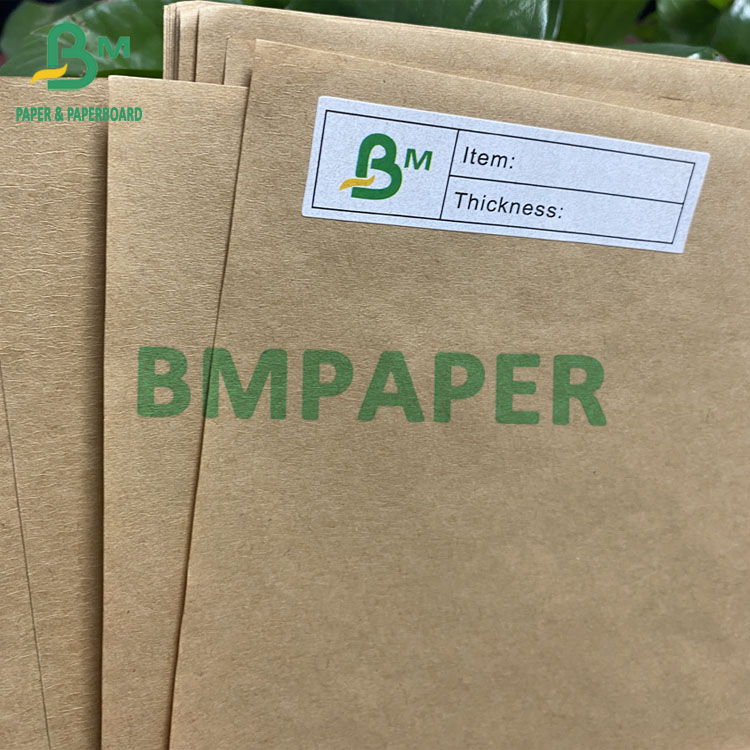 70gsm 80gsm 90gsm Virgen Extensible Brown Cement Kraft Paper Strong Burst Resistance 