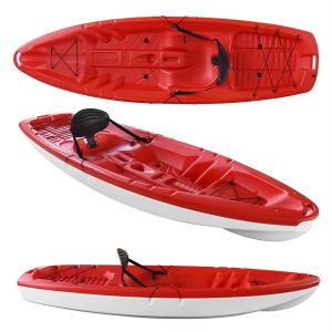 Wholesale OEM/ODM Factory Price Wholesale Sit On Top 8ft Single Fishing Cheap Plastic Kayak For One Person from china suppliers