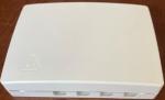 4 Core FTTH Fiber Optic Termination Box Plastic ABS Material Wall Mount