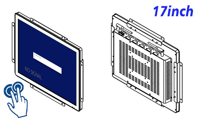 17-Inch Precision Visual Equipment for Transportation Hubs, Healthcare Devices, Smart Factory Applications, and Security Panels