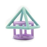 Custom Logo Geometric Food Grade Silicone Teethers Natural Non Toxic