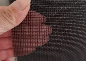 Wholesale 18x16 Mesh 0.28mm Aluminum Insect Screen Mesh Roll Black Coated from china suppliers