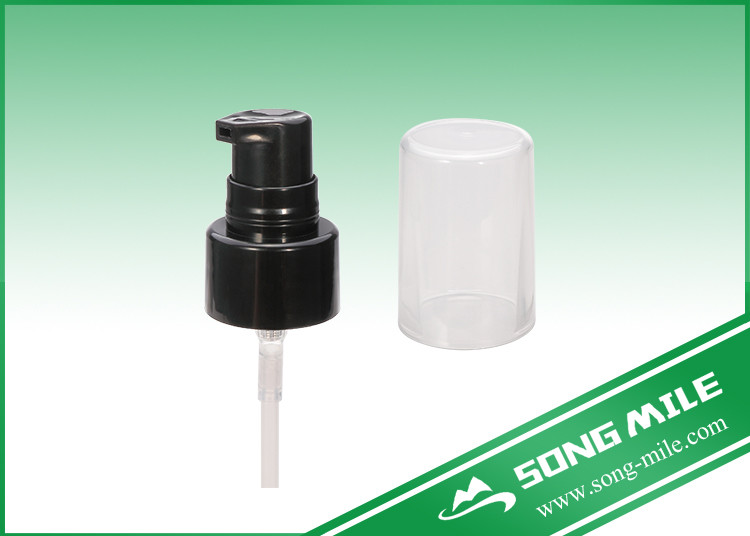 20/410,24/410 Plastic Black Dispenser Pump With Full Cap for Cream Using