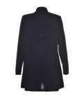 Knitted Plus Size Womens Casual Cardigan With Long Frill And Buttons Decoration