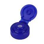 20mm Black Ribbed Flip Top Caps Plastic Screw Top Cap for Liquid Soap