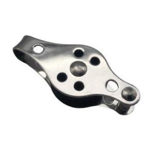Wholesale Widely Used Stainless Steel Rigging Block SS316 Swivel Eye Type Double Sheave Pulley from china suppliers