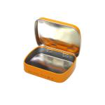 Cafe Express Tins Holiday Mint Storage Tin with Lid Printed Small Metal Box