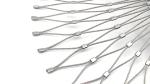 AISI SS316 Ferrule Diamond Stainless Steel Wire Rope Mesh Netting For Balustrade