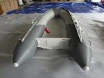Unique Deep V Bottom Fiberglass Hull Aluminum RIB Boat With Wood Bench Seat