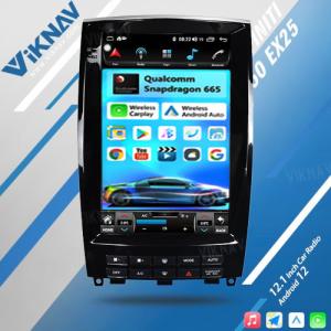 Wholesale Viknav 12.1 Inch Car Stereo Autoradio For Infiniti QX50 EX25 2013-2020 Multimedia DVD Player GPS Navigation Head Unit from china suppliers