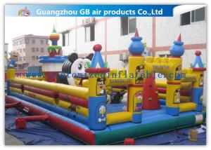 Wholesale Funny Giant Inflatable Amusement Park Happy Family Bouncy House from china suppliers