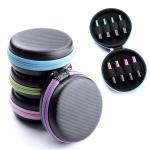 EVA PU Travel Perfume Storage Bag 8 Grids 5ml Essential Oil Bag