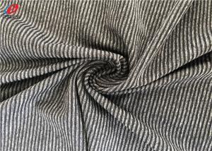 Wholesale Eco-Friendly Polyester Spandex Melange Striped Weft Knitted Fabric from china suppliers