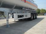 46000L Aluminum Alloy 3 Axles Diesel Oil Tank Trailer , Light Gasoline Trailer