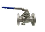 Stainless Steel DIN RF Flanged Ball Valve 2 Piece With Handle Operation