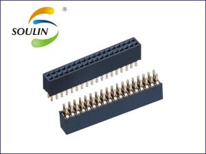 Wholesale 20 Pin Female Header Connector 1.27mm Pitch 2 Rows Insulation Resistance from china suppliers