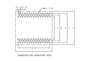 Wholesale LP88803PNL Ethernet 10/100/1000 BASE-T Transformer With Quad Port from china suppliers