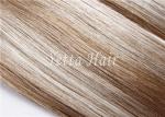 Customized Unprocessed Brazilian Virgin Human Hair Extensions Mixed Color