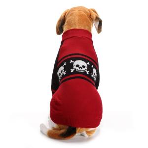 Wholesale Halloween Pet Clothes Skull Head Dog Cat Teddy Sweater Big Dog Sweaters from china suppliers