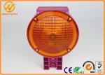Purple Blinking 932 Battery Powered LED Traffic Warning Lights IP65 Red / Yellow