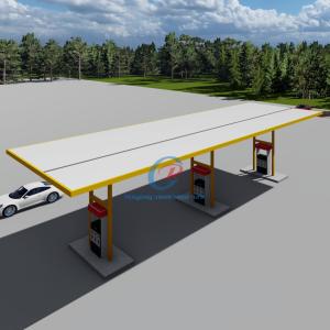 Wholesale Prefabricated Steel Structure Gas Station Customized Pre Fabricated Steel Buildings Construction from china suppliers