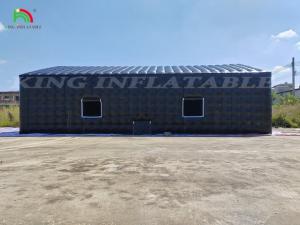 Wholesale Commercial LED Black Disco Lighting Mobile Night Club Tent Inflatable Cube Party Tent Inflatable Nightclub from china suppliers