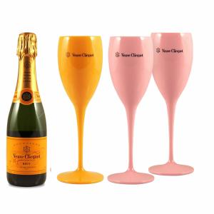 Wholesale Eco - Friendly Clicquot Champagne Glasses Reusable Shatterproof Recyclable Veuve from china suppliers