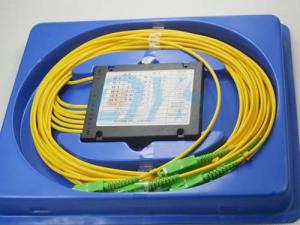 Wholesale FBT Type 3 Way SC / UPC Fiber Optics Splitter , SFF type PLC Splitter from china suppliers