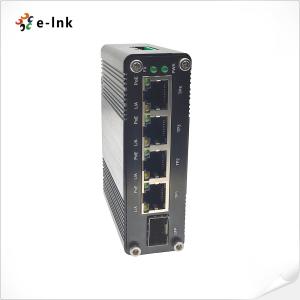 Wholesale PoE Budget SFP Ethernet Switch Aluminum Case 1 Port 100/1000X DIN Rail from china suppliers