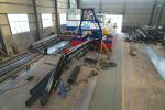 The blue color sand dredger has a designed hull length of 19 meters