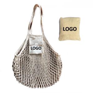 Wholesale Organic Drawstring Cotton Mesh Produce Bags Washable Eco Friendly from china suppliers