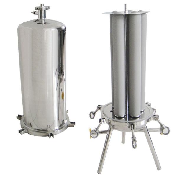 BUNA Seal Stainless Steel Bag Cartridge Filter Housing for Sanitary Water