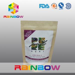 Wholesale Freeze Dried Super Food Power Customized Paper Bags With Adhesive Sticker Labels from china suppliers