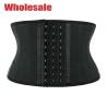 Buy cheap Black 7 Inches 25 Boned Latex Short Torso Waist Trainer With Hooks from wholesalers