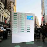 Network Signage Wifi Coin Operated Secure Phone Charging Station For Museum /